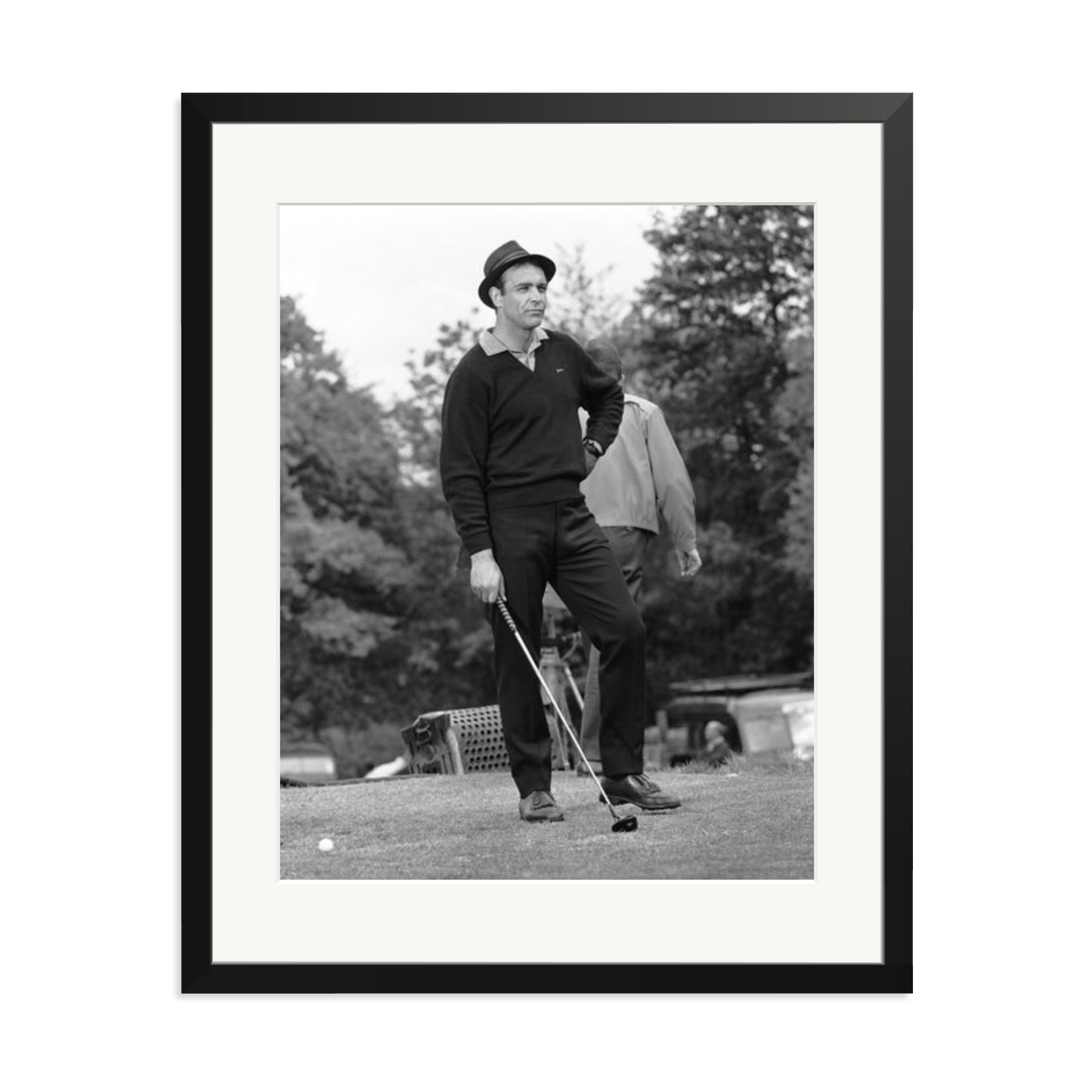 Goldfinger Golf Framed Print Black XL