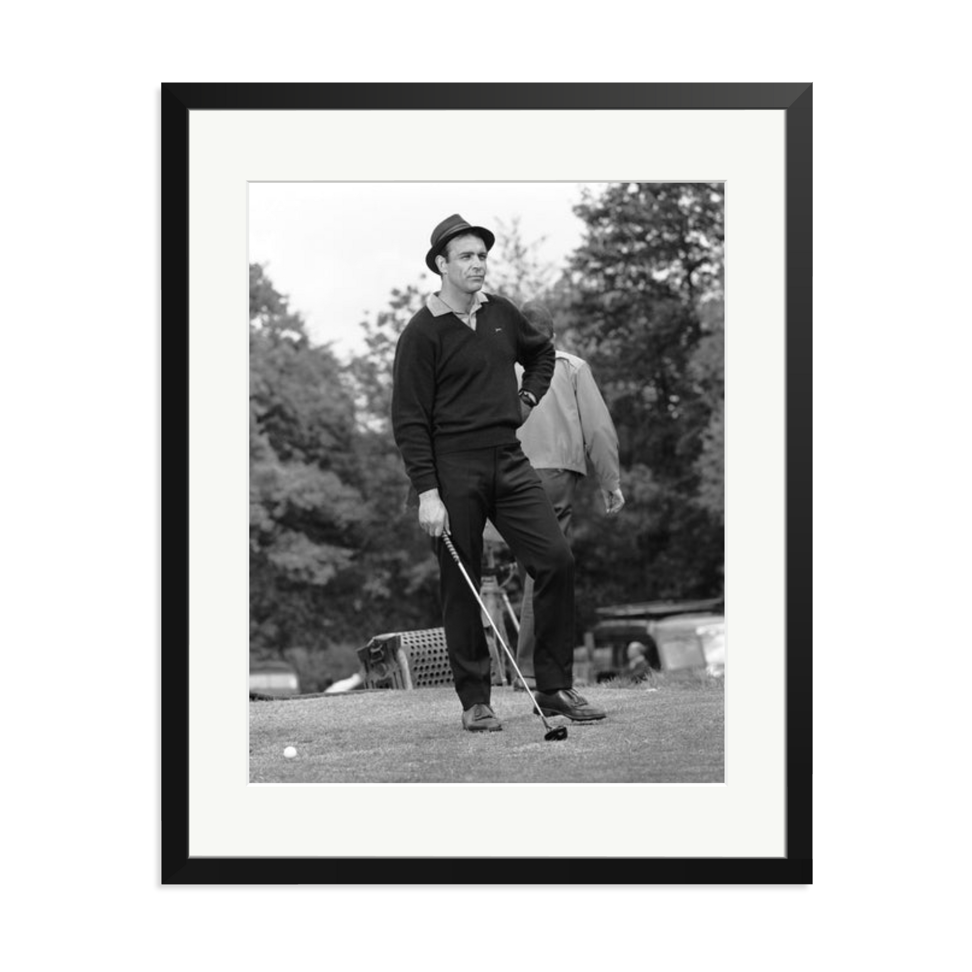 Goldfinger Golf Framed Print Black XL