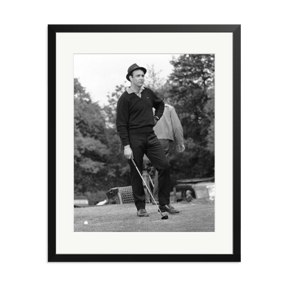 Goldfinger Golf Framed Print Black XL