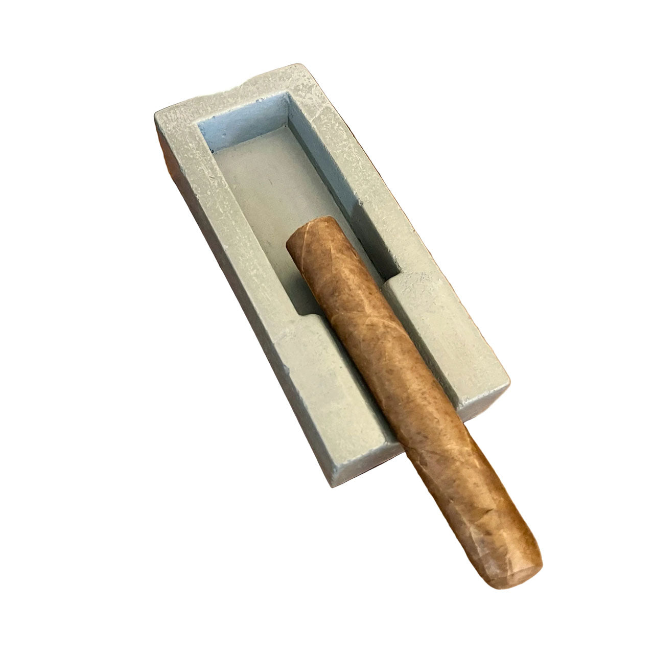 Gray Concrete Single Cigar Ashtray