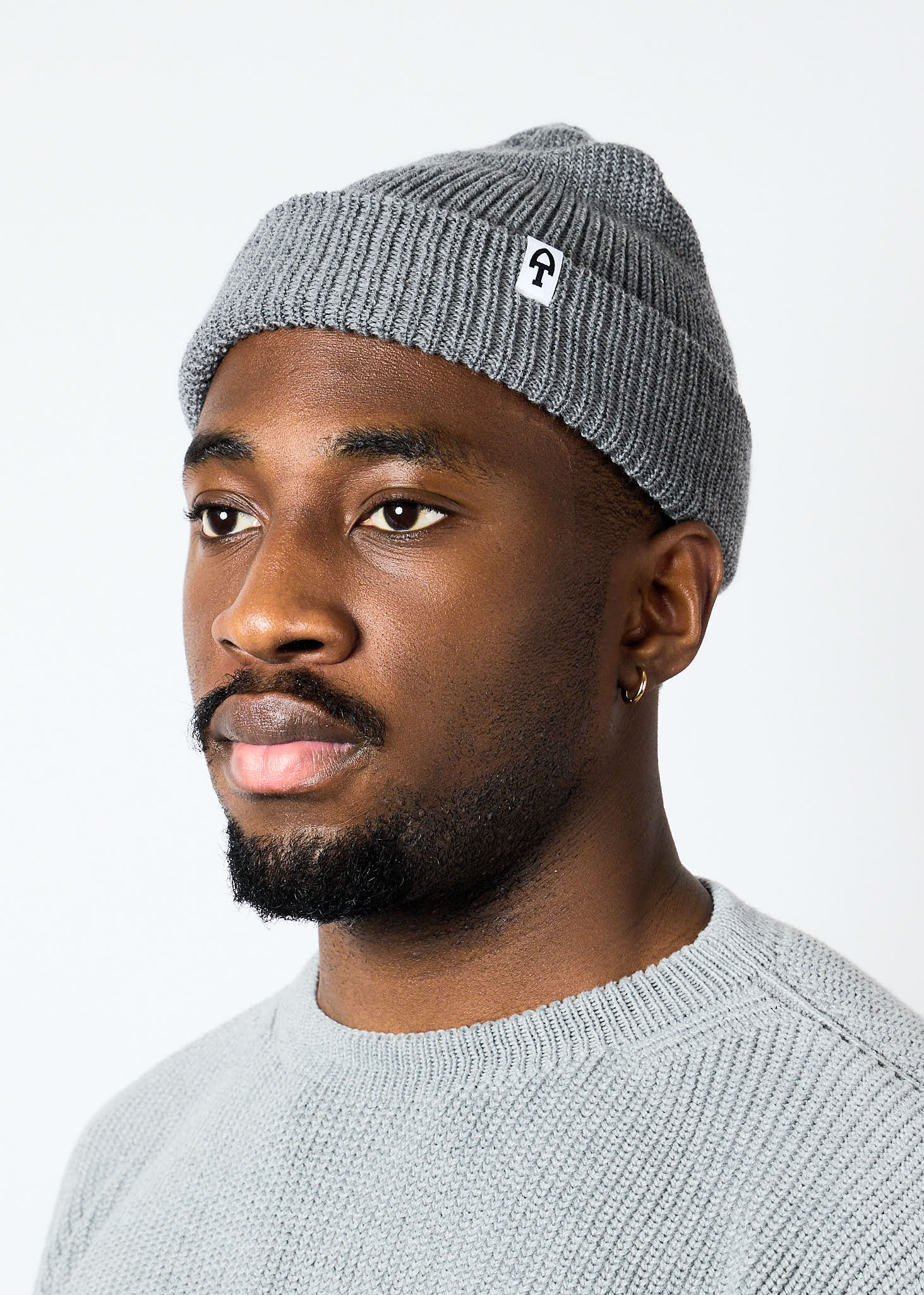 American Trench Merino Cardigan Stitch Beanie