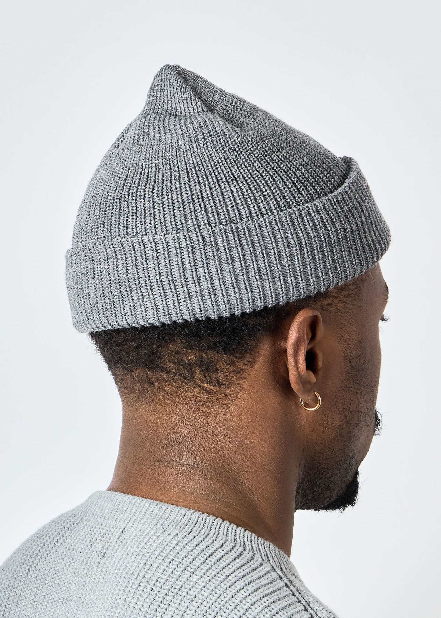 American Trench Merino Cardigan Stitch Beanie