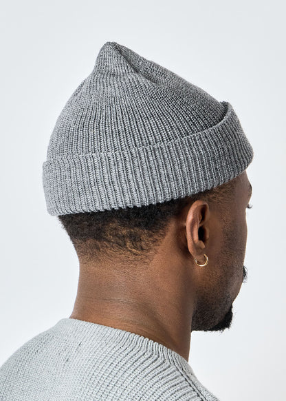 American Trench Merino Cardigan Stitch Beanie