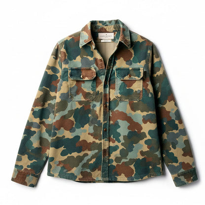 Imogene+Willie the griffin workshirt in painted camo