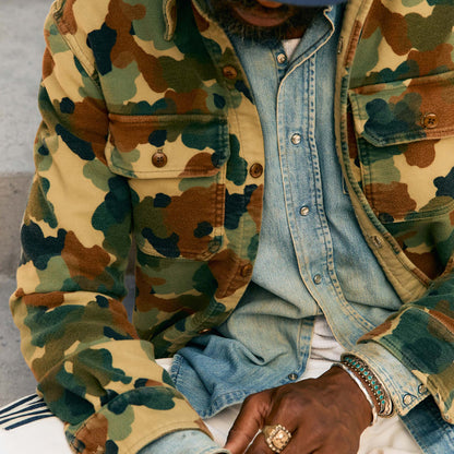 Imogene+Willie the griffin workshirt in painted camo