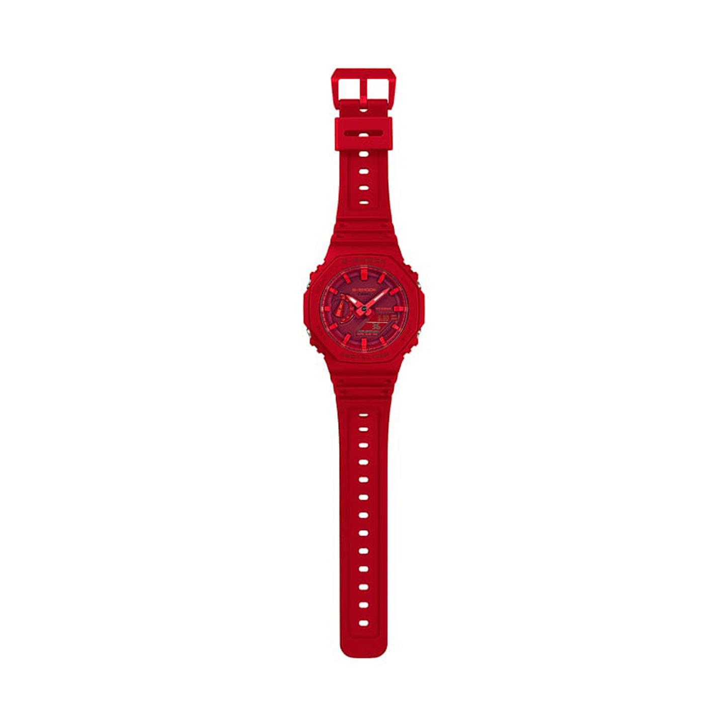 G-Shock 2100 Series All Red Ani-Digi Watch