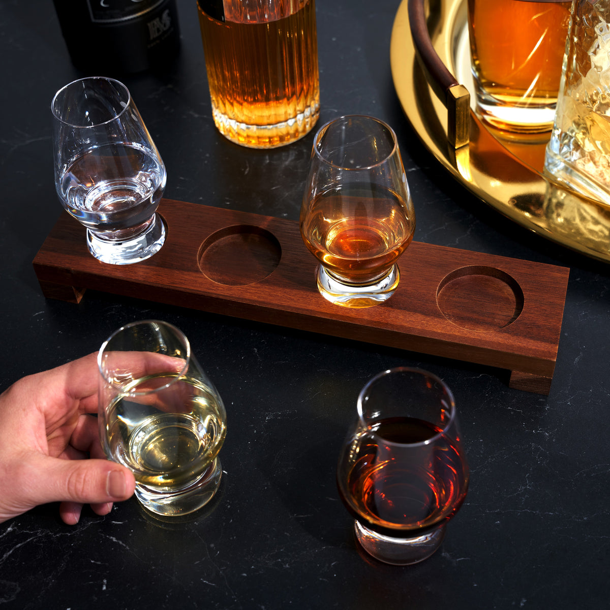 Crystal Spirit Glass Flight Set | Uncrate Supply