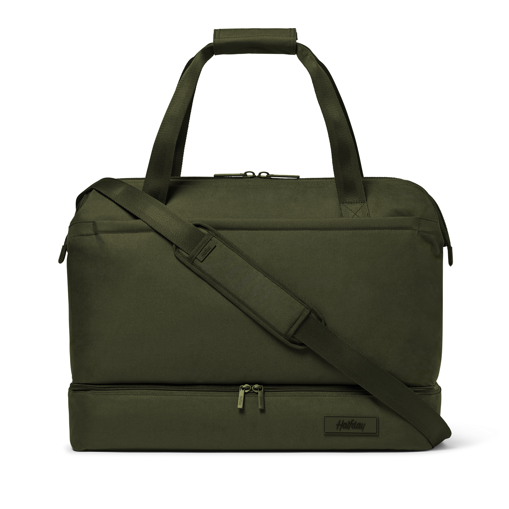 Halfday Double Decker Weekender Bag Olive