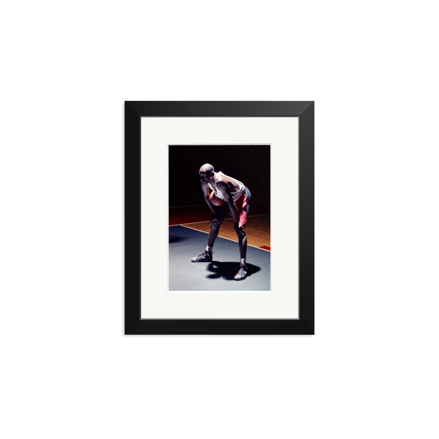 Hare Jordan Framed Print Black Small