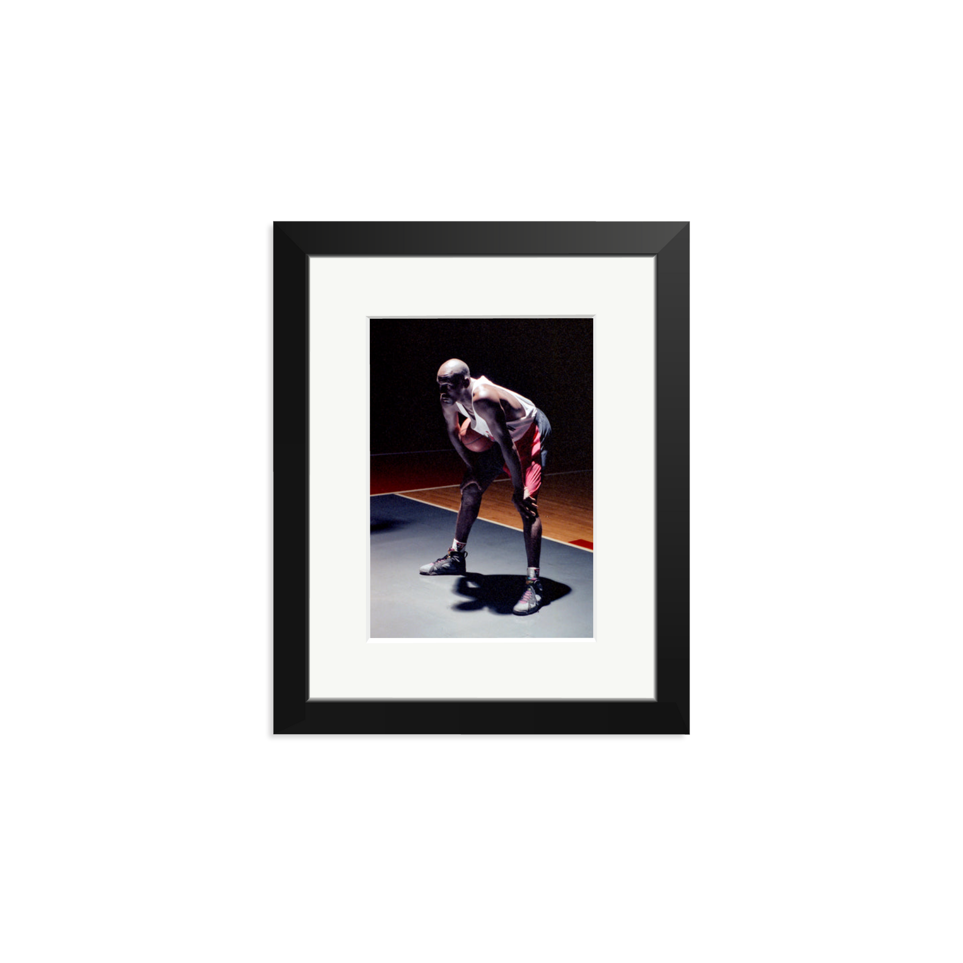 Hare Jordan Framed Print Black Small