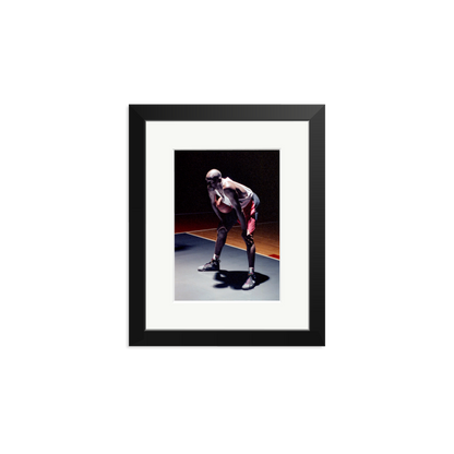 Hare Jordan Framed Print Black Small