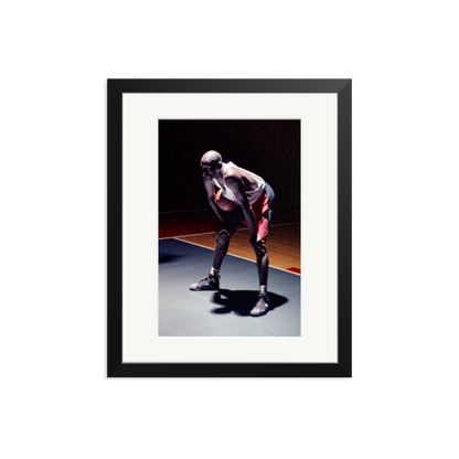 Hare Jordan Framed Print Black Medium