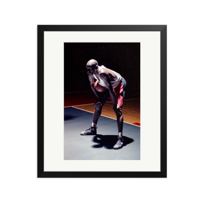 Hare Jordan Framed Print Black Large