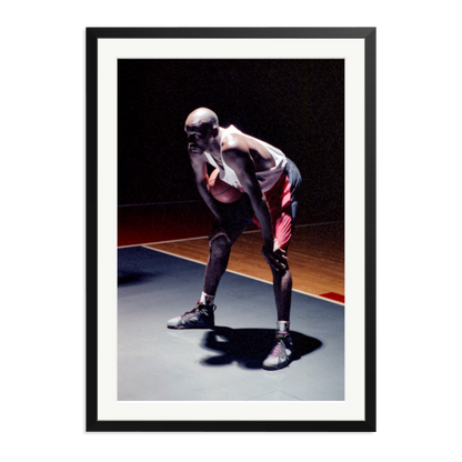 Hare Jordan Framed Print Black XXL