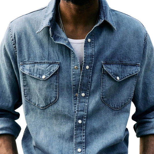 imogene + willie Hayes Washed Pearl Snap Shirt