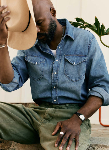 imogene + willie Hayes Washed Pearl Snap Shirt