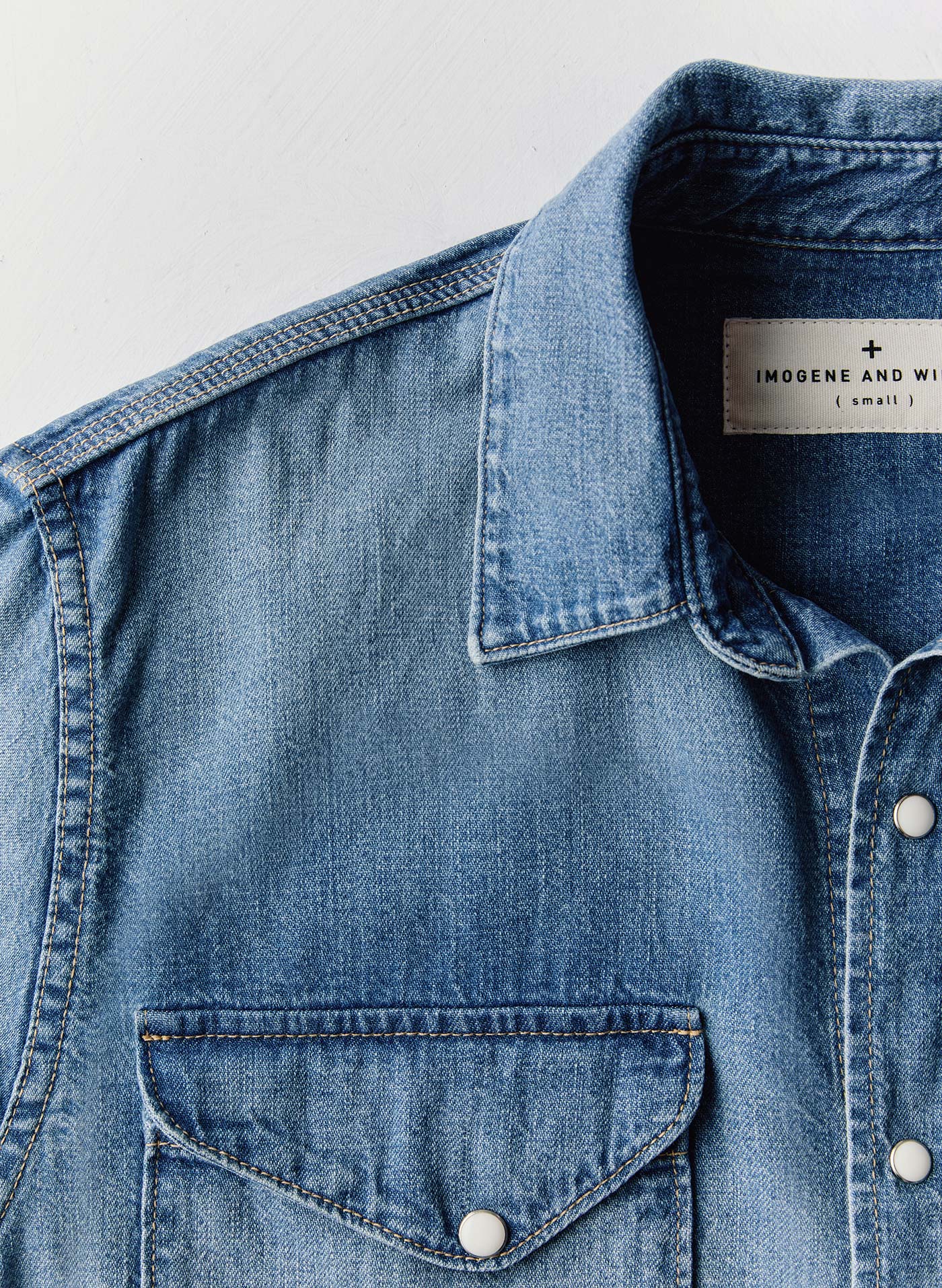 imogene + willie Hayes Washed Pearl Snap Shirt