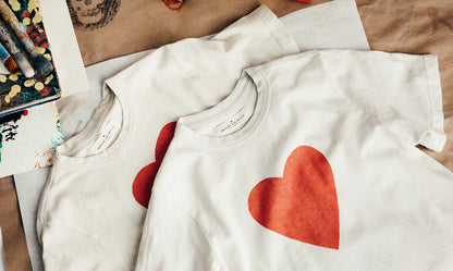 imogene + willie the heart tee