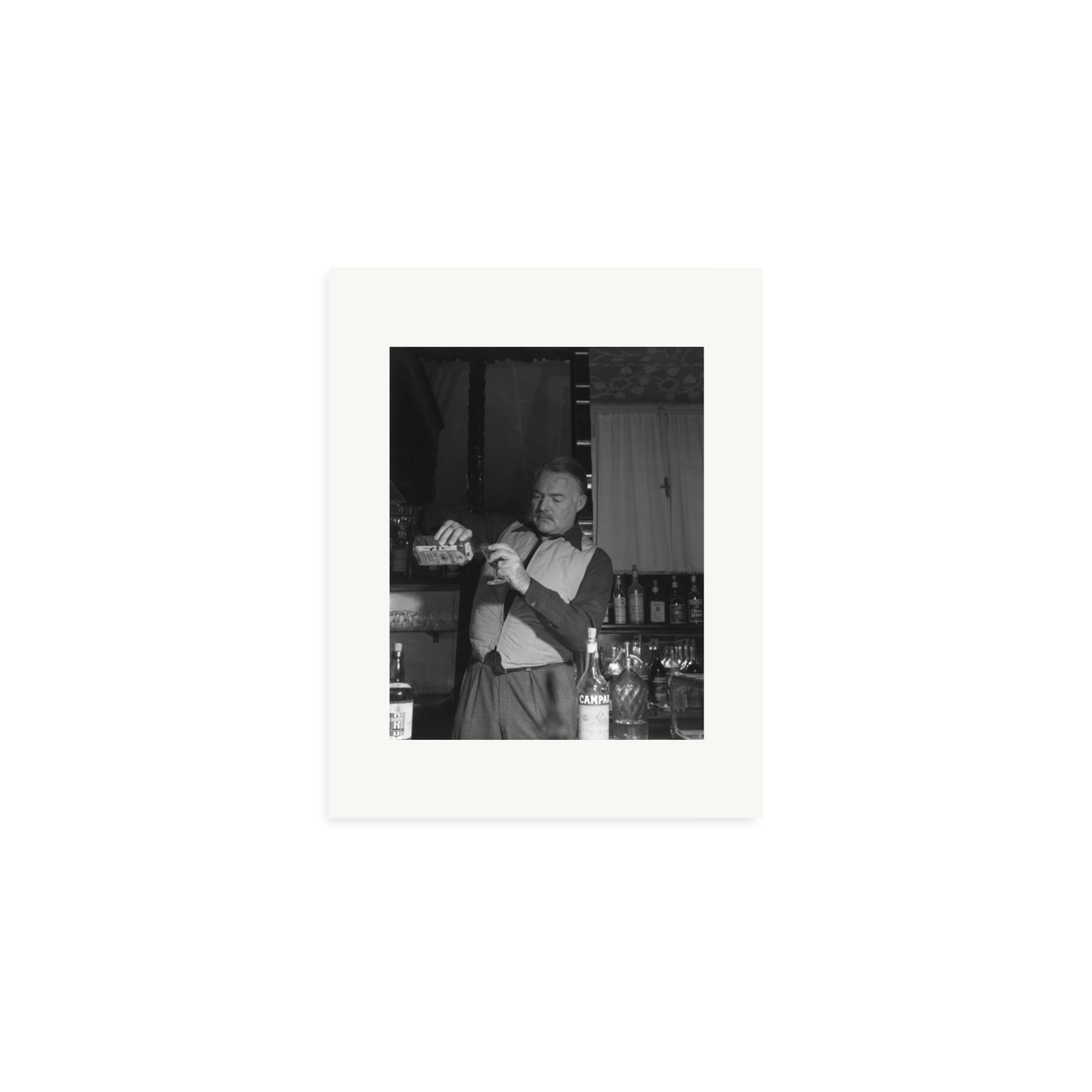 Hemingway Negroni Time Framed Print