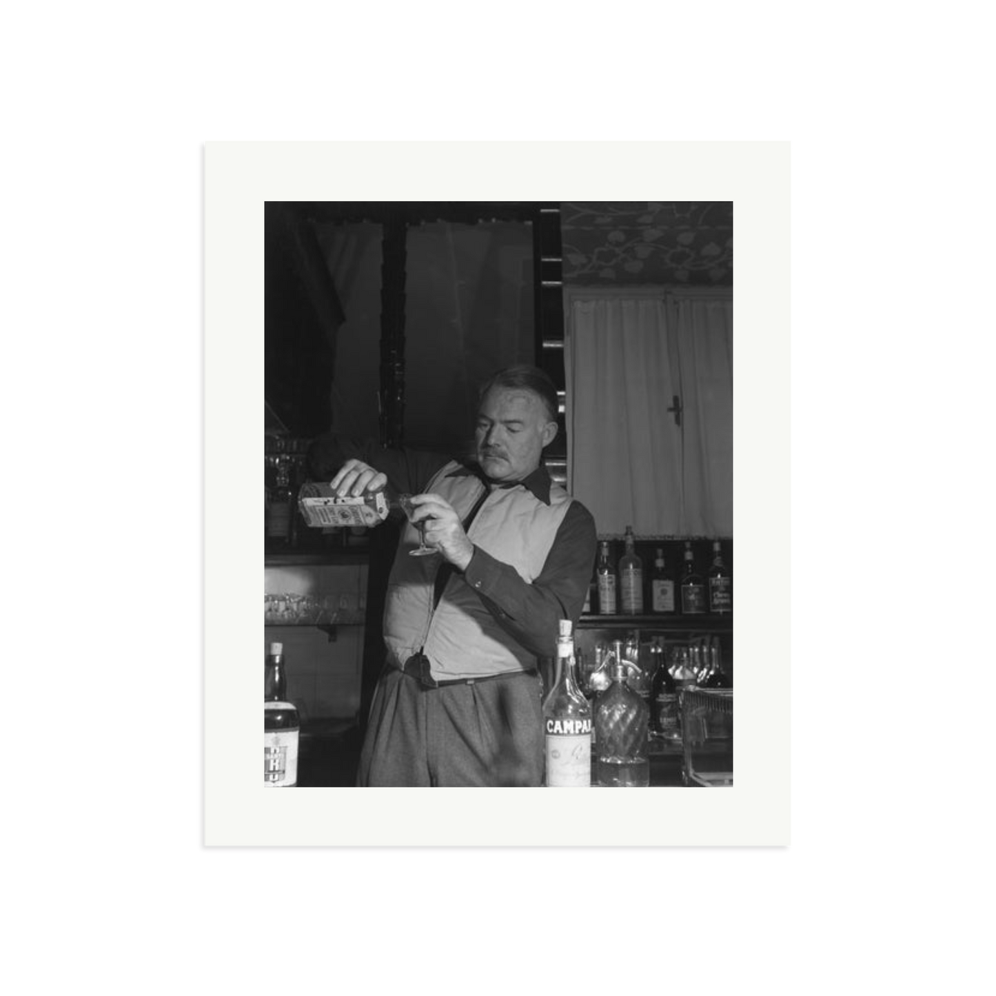Hemingway Negroni Time Framed Print