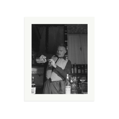 Hemingway Negroni Time Framed Print