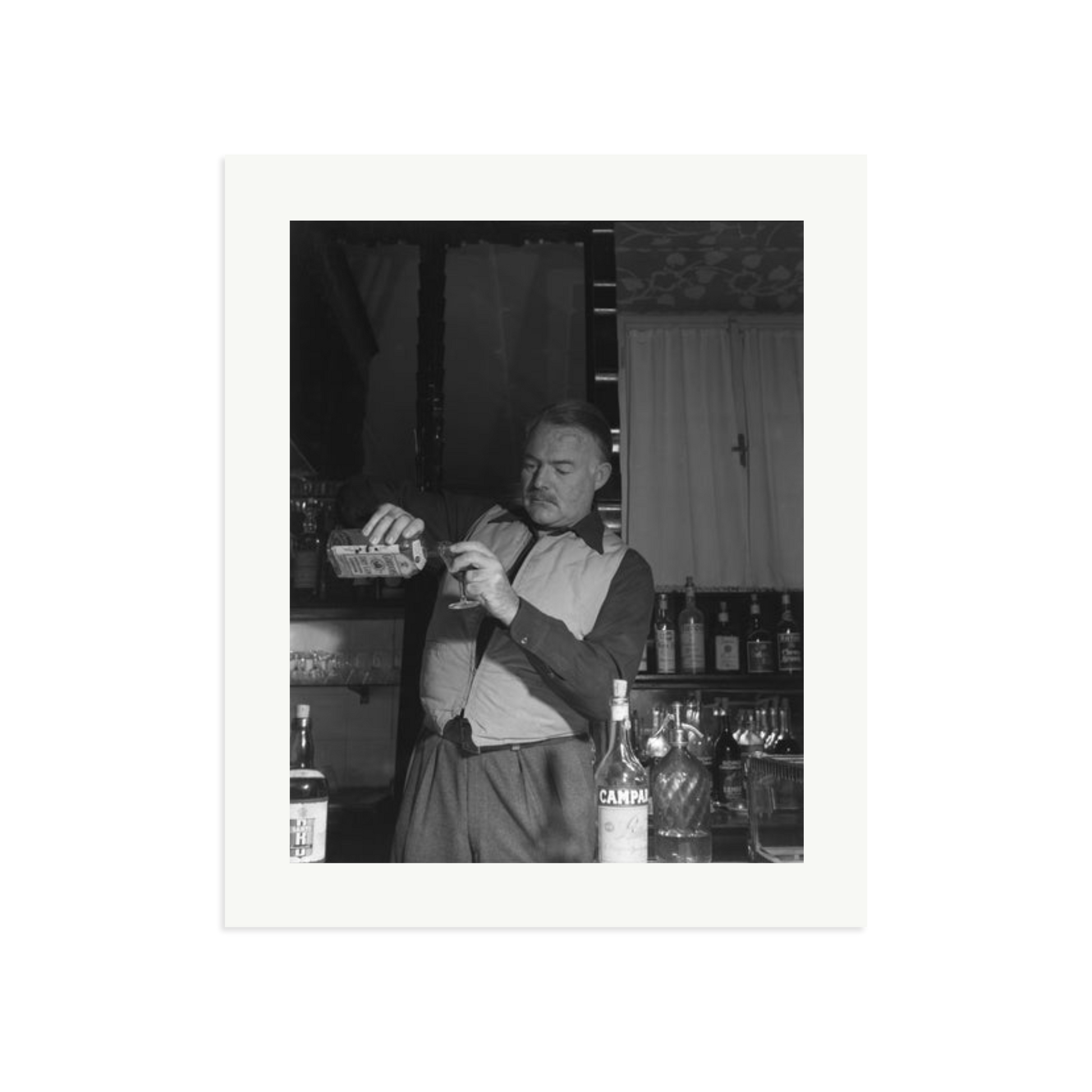 Hemingway Negroni Time Framed Print Print Only Large