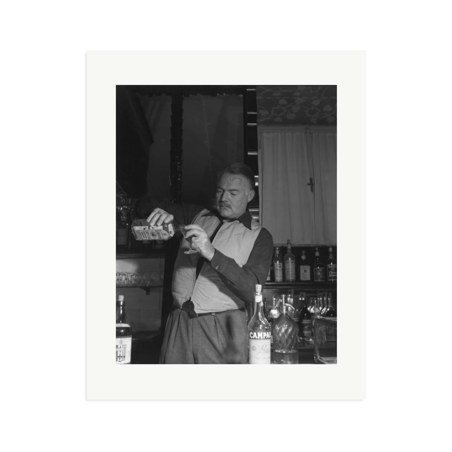 Hemingway Negroni Time Framed Print