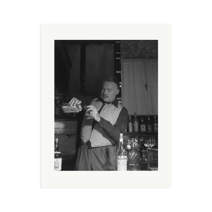 Hemingway Negroni Time Framed Print