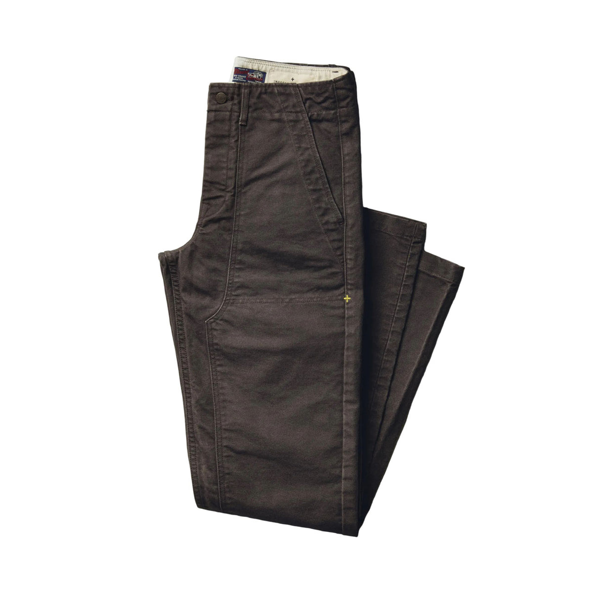 imogene + willie hencye washed canvas workpant in carob