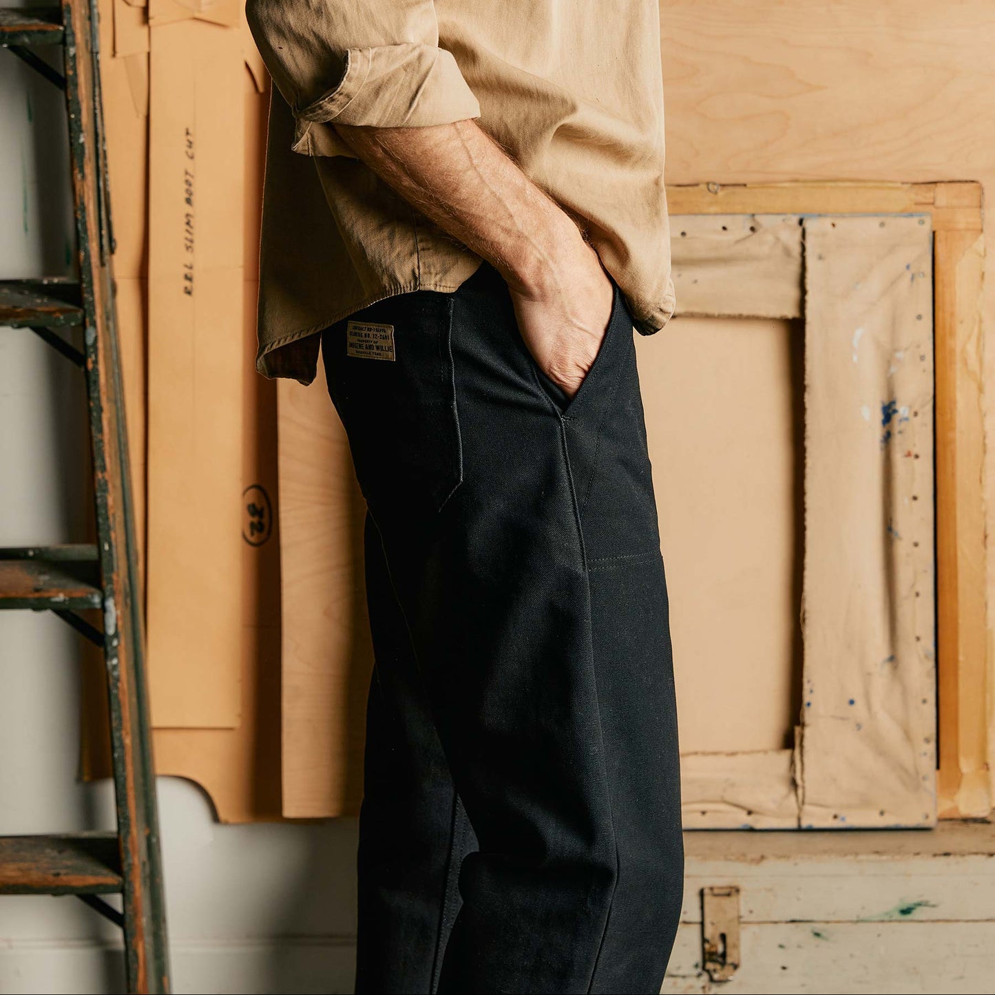 imogene + willie hencye canvas workpant