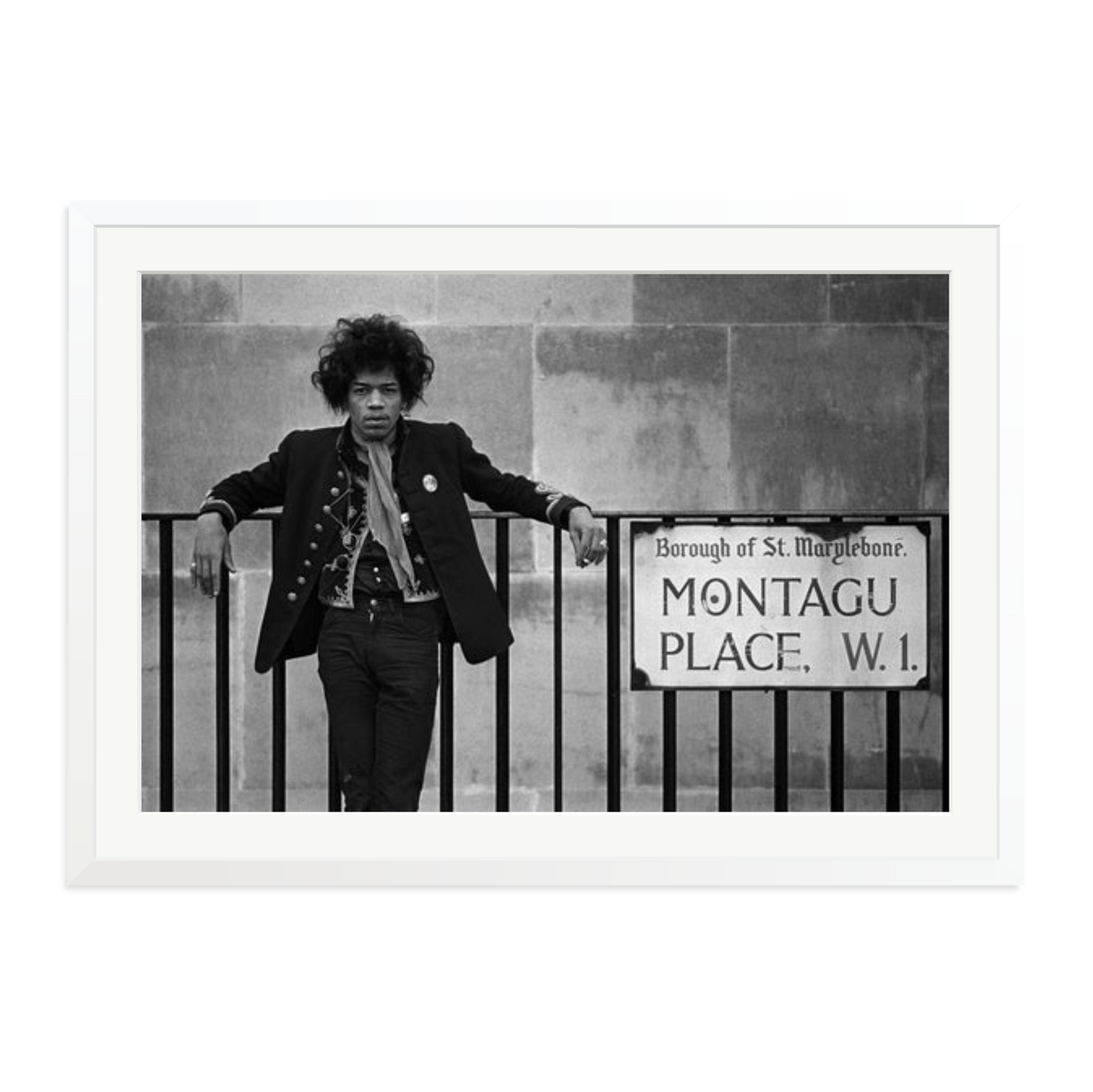 Jimi Hendrix Framed Print