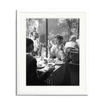 Audrey Hepburn Framed Print - White Frame