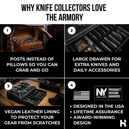 Holme & Hadfield The Armory Pro Knife Display Case