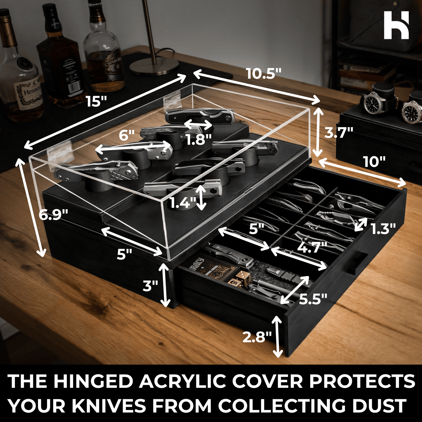 Holme & Hadfield The Armory Pro Knife Display Case