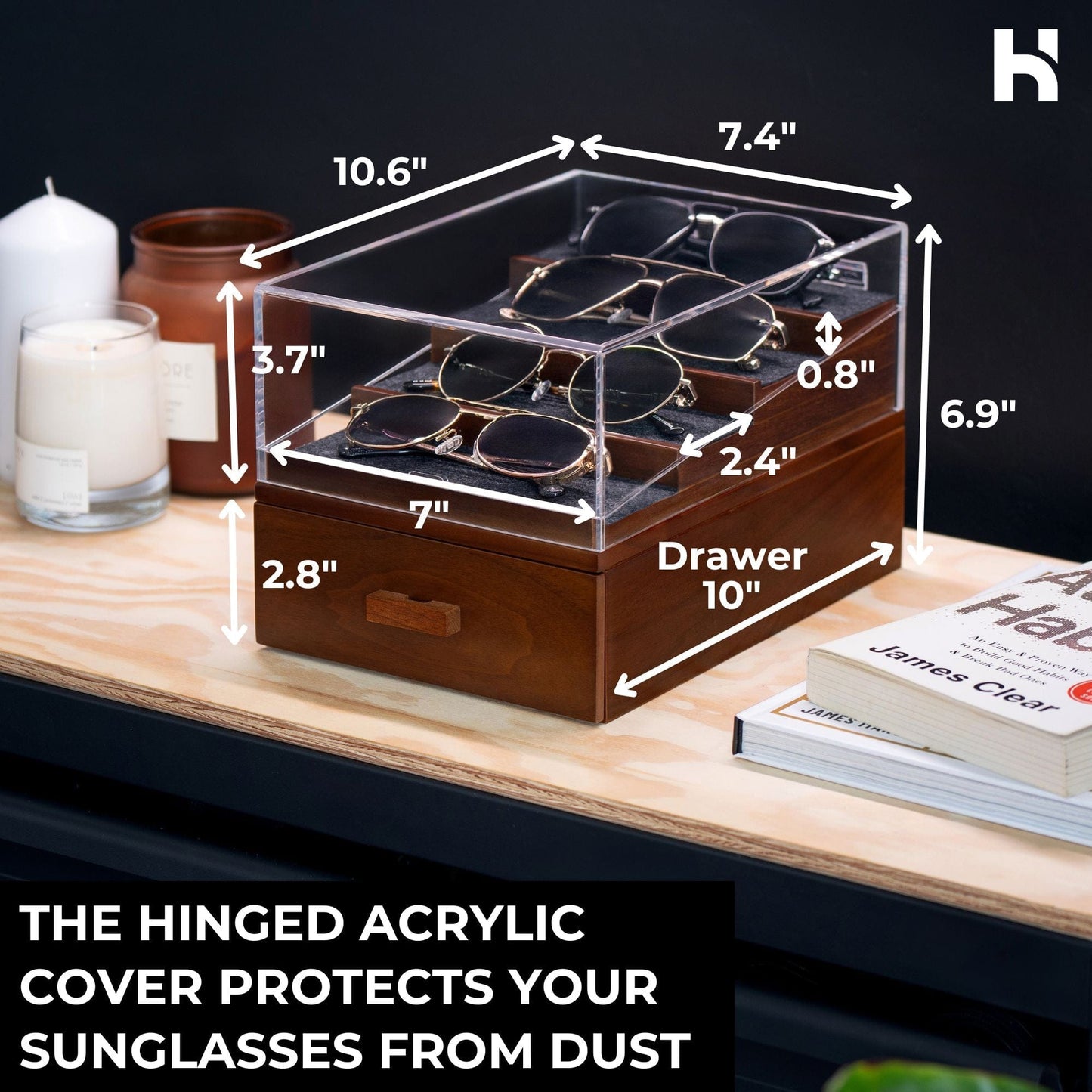 Holme & Hadfield Sun Deck Sunglasses Case
