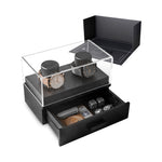 Holme & Hadfield Weekender Watch Box - Black