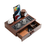 Holme & Hadfield The Hub Nightstand Organizer - Walnut