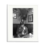 Hunter S. Thompson at The Woody Creek Framed Print - White Frame