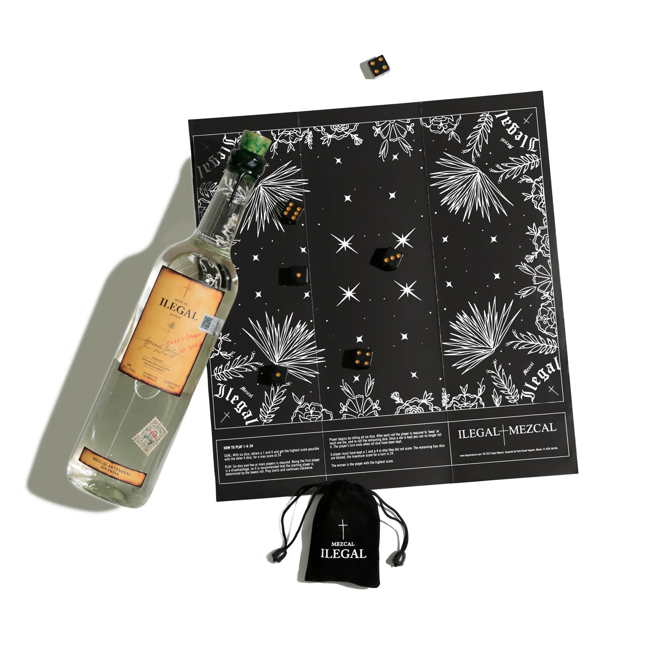 Ilegal Mezcal Joven Dice Kit