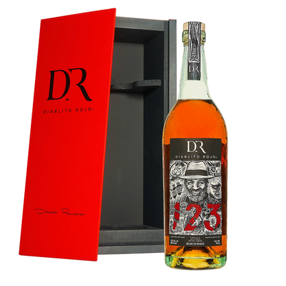 123 Extra Añejo Diablito Rojo Tequila
