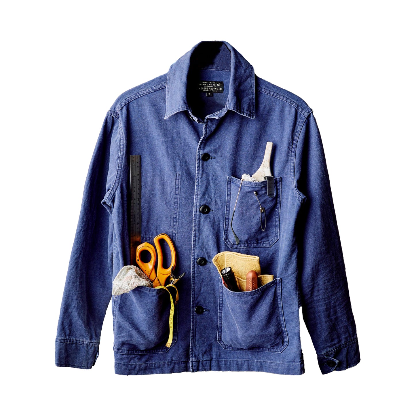 imogene + willie french blue jack jacket