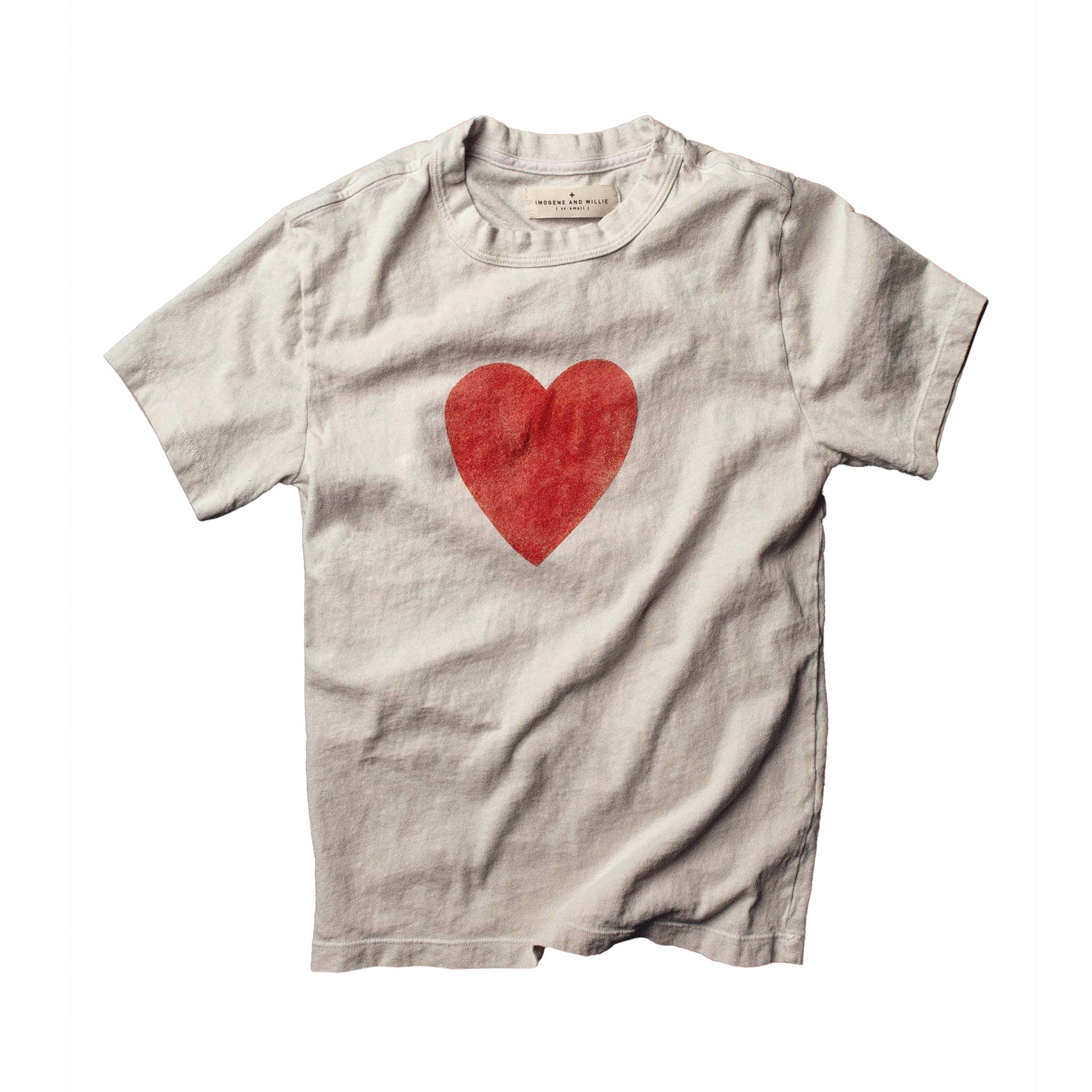imogene + willie the heart tee XXL
