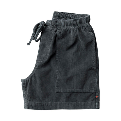 imogene + willie the lounge short in sunfaded black cord XL