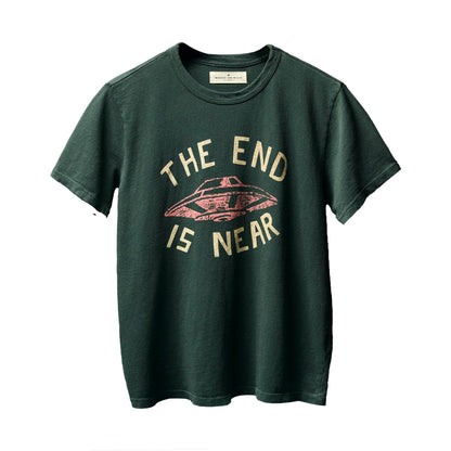 Imogene+Willie the "end is near" tee in spruce