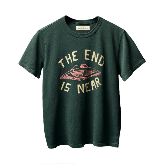 Imogene+Willie the "end is near" tee in spruce