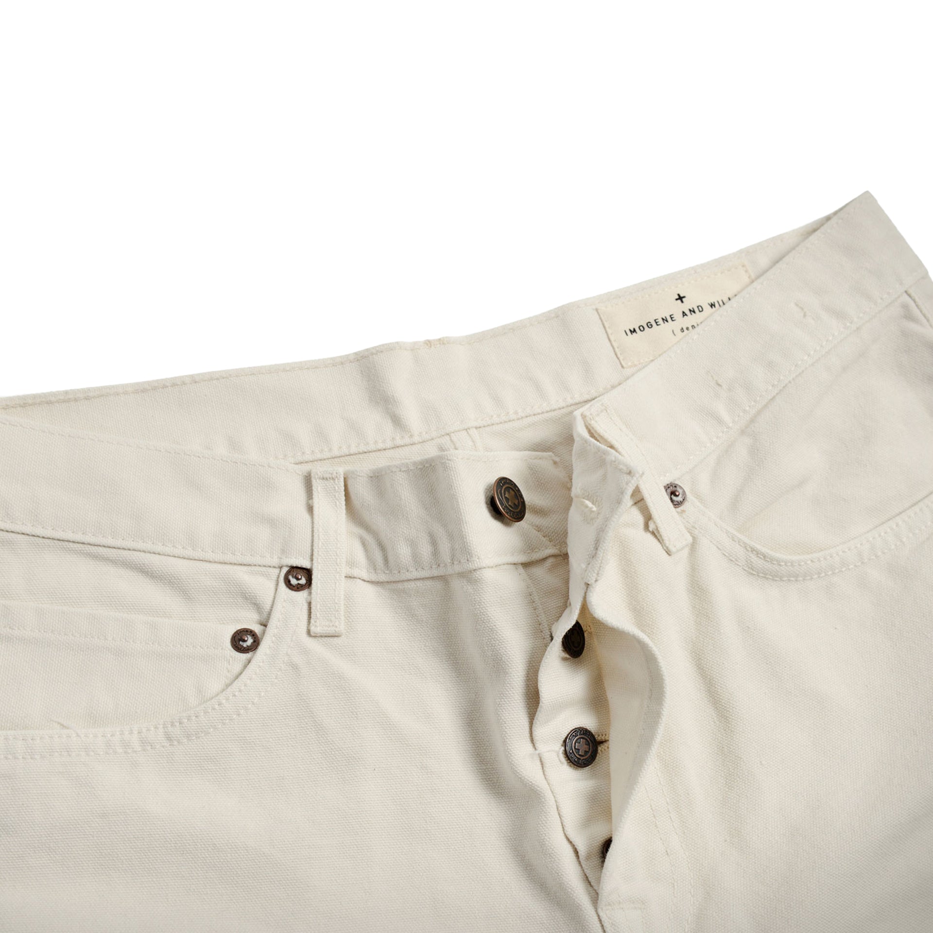 Imogene + Willie Barton 2024 Slim Ojai Selvage White Denim