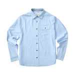 Imperfects Tradesman Button-Down in Chambray - Beach Blue