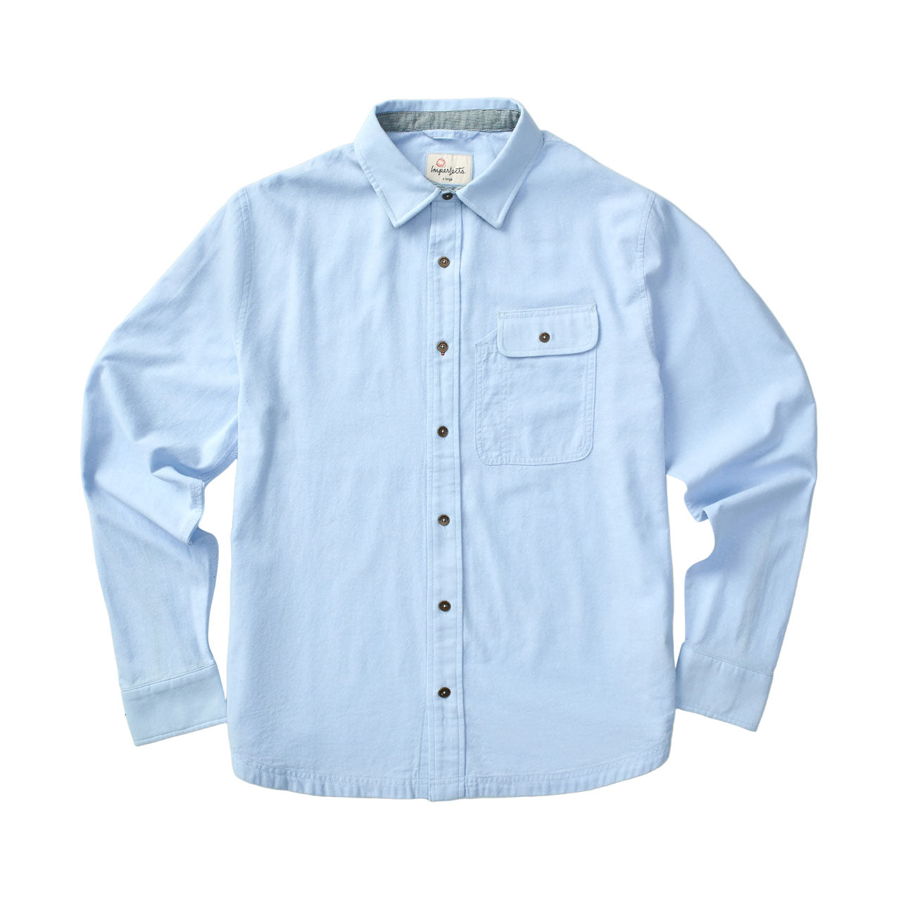 Imperfects Tradesman Button-Down in Chambray
