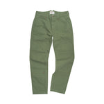 Imperfects Courier Pant Sharp Fit in Craft Canvas - Olive