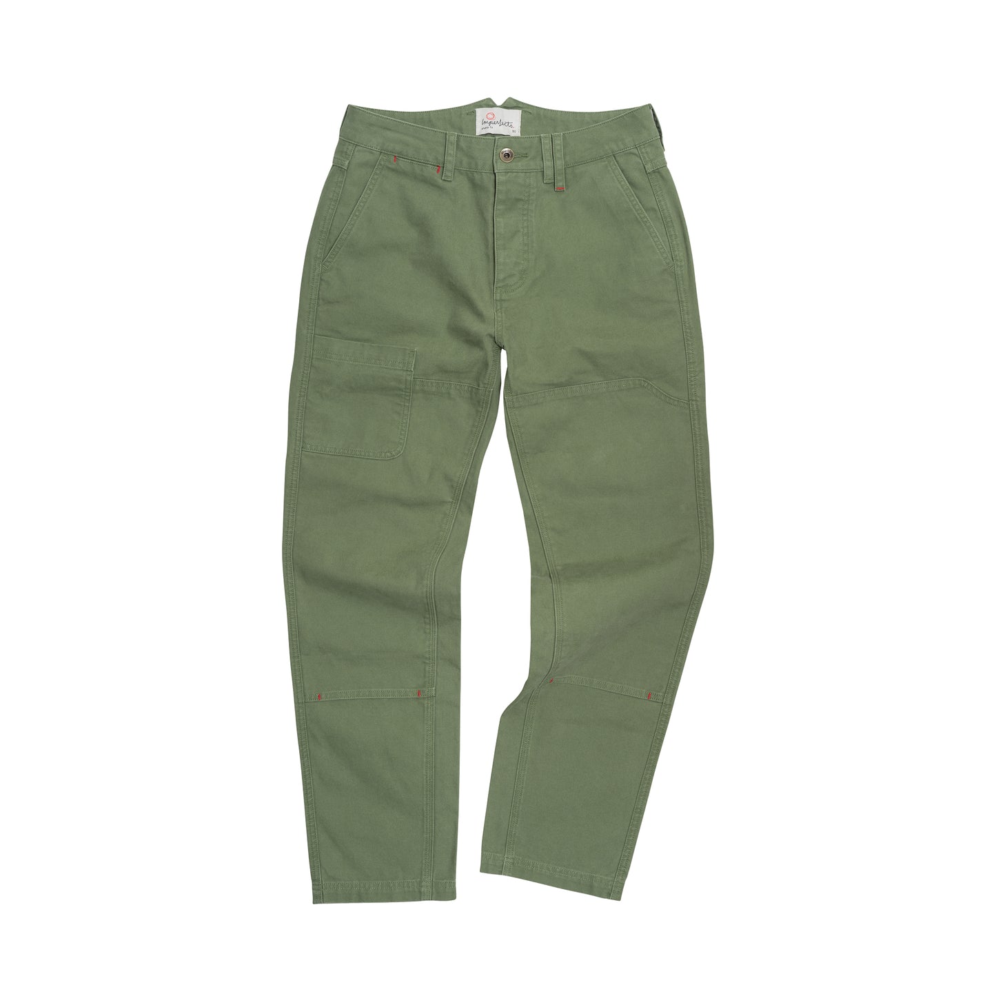 Imperfects Courier Pant Sharp Fit in Craft Canvas